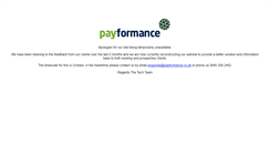 Desktop Screenshot of payformance.co.uk